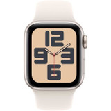 Apple Watch SE GPS + Cellular - 40mm - Κάσα αλουμινίου Starlight - Αθλητικό λουράκι Starlight - S/M (CDWATSECEL40STASM-el)