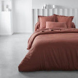 TODAY ESSENTIAL CHARD - 140 x 200+30 cm - 2 άτομα - 100% UNA COTTON - TERRACOTTA (CDTOD3574643501066-el)