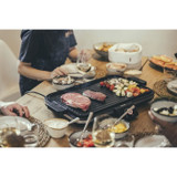 Ρυθμιζόμενη πλαντσέτα έως 230°C - SEVERIN PG8564 - Αφαιρούμενη αντικολλητική πλάκα - Ηλεκτρική σχάρα με συλλέκτη λίπους - Μαύρο (CDSEV1706093789332-el)