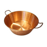 BAUMALU Χάλκινο μπολ μαρμελάδας 38 cm 12/10 ανοξείδωτες λαβές - περίπου 9 λίτρα (CDBAU3216382071508-el)