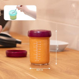 Babymoov Babybols - 4 γυάλινα βάζα αποθήκευσης 240 ml - Αεροστεγή (CDBAB3661276165113-el)