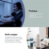 Moov & Feed φορητός θερμαντήρας μπιμπερό - BABYMOOV - 340ml - ορυκτό μπεζ - Ρύθμιση θερμοκρασίας - Διατηρεί ζεστό (CDBBM3661276184398-el)