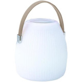 Ασύρματο φωτιστικό ηχείο Bluetooth - LUMISKY - MINI MAY PLAY - H23 cm - Ρυθμιζόμενο λευκό και πολύχρωμο LED (CDLUM3760119739556-el)