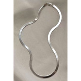 Unisex αλυσίδα ψαροκόκαλο - 5mm πλάτος χρυσό, 45cm (ORD04A000036G-1-el)