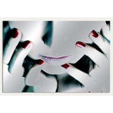 Aluminum picture - Red Nails 120x80cm (ORDQ12220)