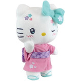 Hello Kitty Kimono Kawai Plush +- 22 cm - JEMINI - Εκδοση Kawaii με ροζ κιμονό και σαγιονάρες. (CDJEM3298060244060-el)