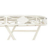 Τραπεζαρία Home ESPRIT Λευκό Μέταλλο 70 x 70 x 73 cm (BIGS3060074-el)