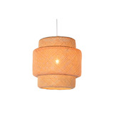 Φωτιστικό Οροφής Home ESPRIT Ανοιχτό καφέ Bamboo 50 x 50 x 55 cm (BIGS3057675-el)