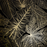 Gold leaf picture - Sven 50x50cm (ORDQ18454)