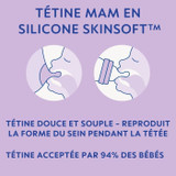Σετ 2 μπιμπερό - MAM - Easy Start - Classic Anti-colic - 260 ml - Teat flow 2 - Mint + Cotton (CDMAM9001616836398-el)
