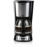 Καφετιέρα φίλτρου - DOMO - DO708K - 1000 W - 1,5 L - 12 φλιτζάνια - LCD οθόνη - 24ωρος χρονοδιακόπτης - Μαύρο και ανοξείδωτο ατσάλι (CDDOM5411397126962-el)
