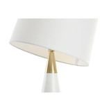 Επιτραπέζιο Φωτιστικό Home ESPRIT Λευκό Χρυσό 50 W 220 V (BIGS3059886-el)