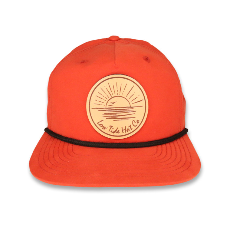 Low Tide Hat Co Sunny D - Unstructured Richardson Rope (Salmon)