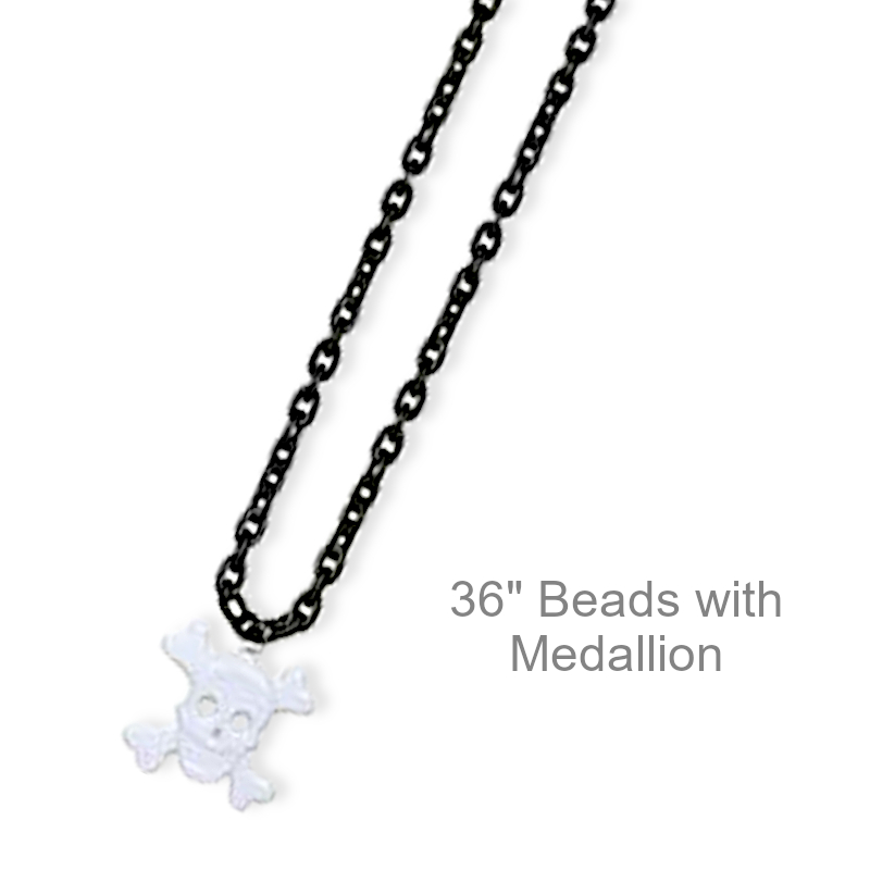 Skull & Crossbones Chain Party Beads | Party Favors