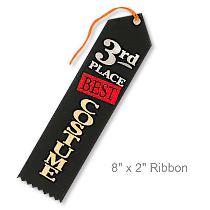3rd Place Best Costume Award Ribbon | Party Favors