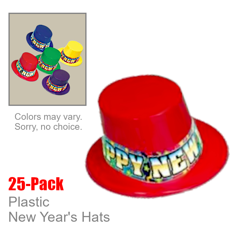 BULK Colorful New Years Hats | New Year's