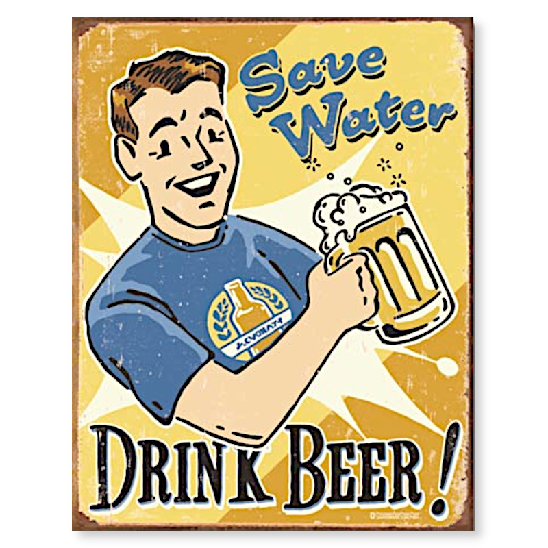 Metal Beer Sign | Man Cave Stuff