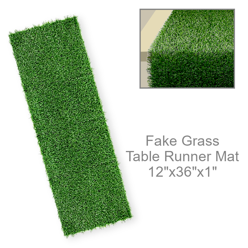 Fake Grass Tablecloth Runner | Party Supplies
