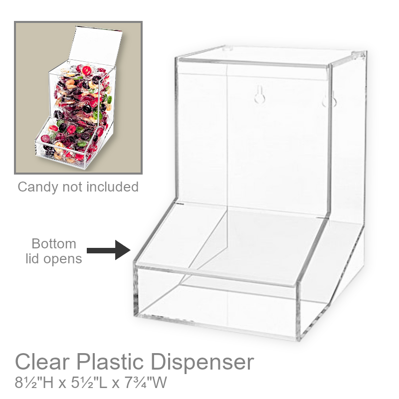 Plastic Candy Dispenser Bin | Office Candy Dish