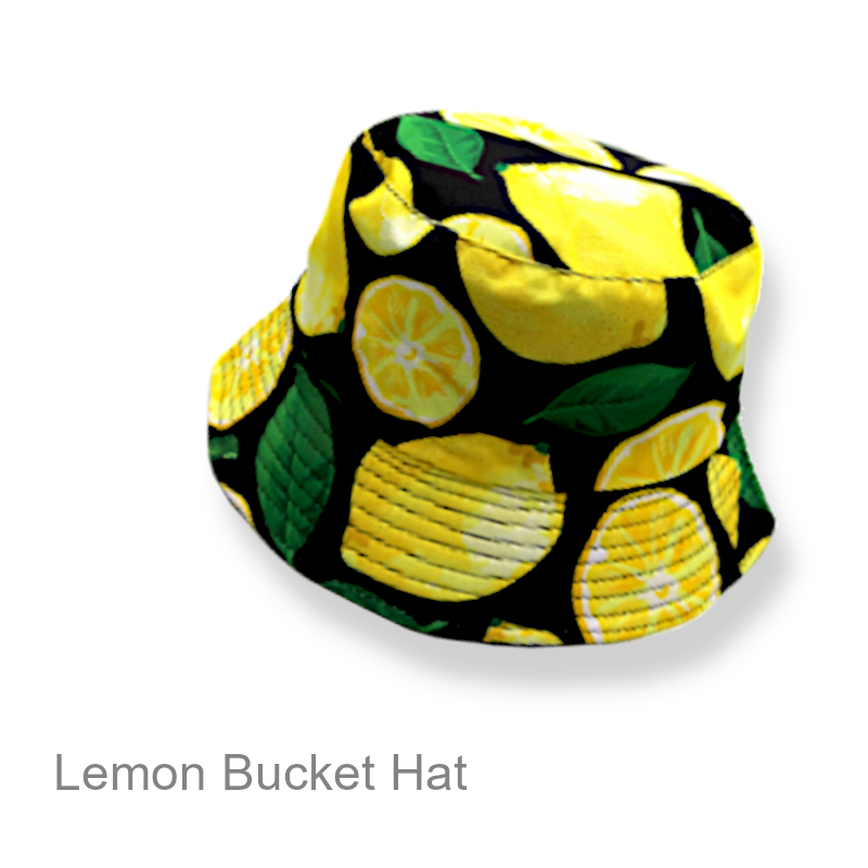 Lemon Print Hat | Caps & Hats