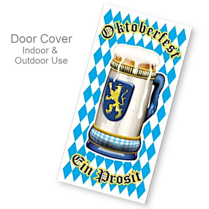 Oktoberfest Beer Stein Door Cover | Party Decorations