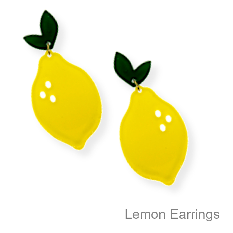 Lemon Earrings | Jewelry