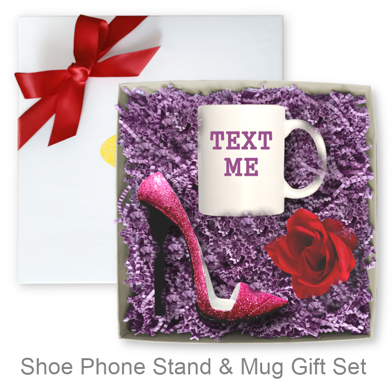 Text Me Mug & Phone Stand Gift Set | Gifts for Her