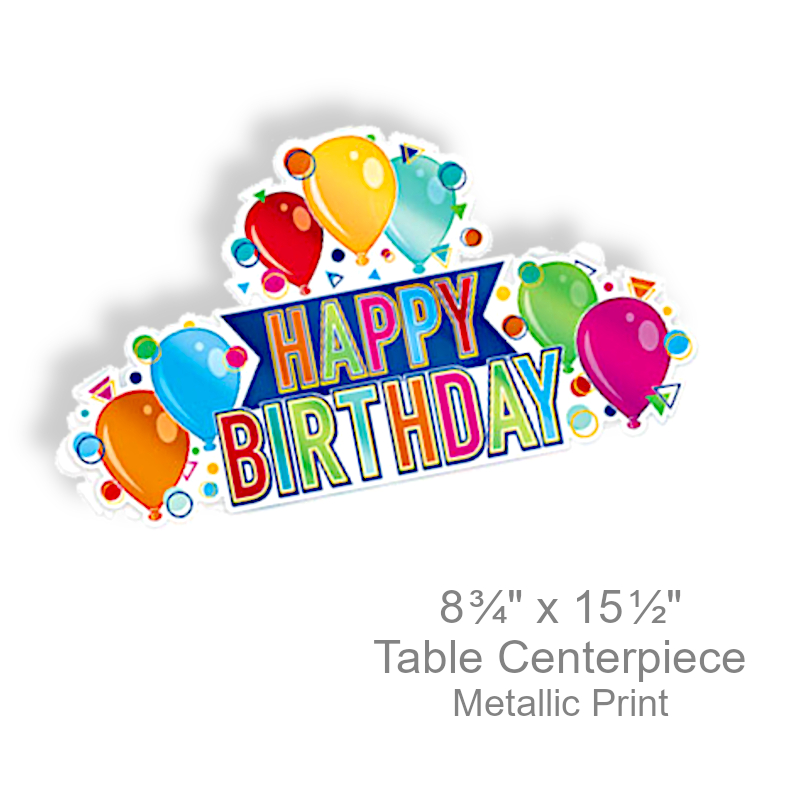 Happy Birthday 3-D Table Centerpiece | Party Decor