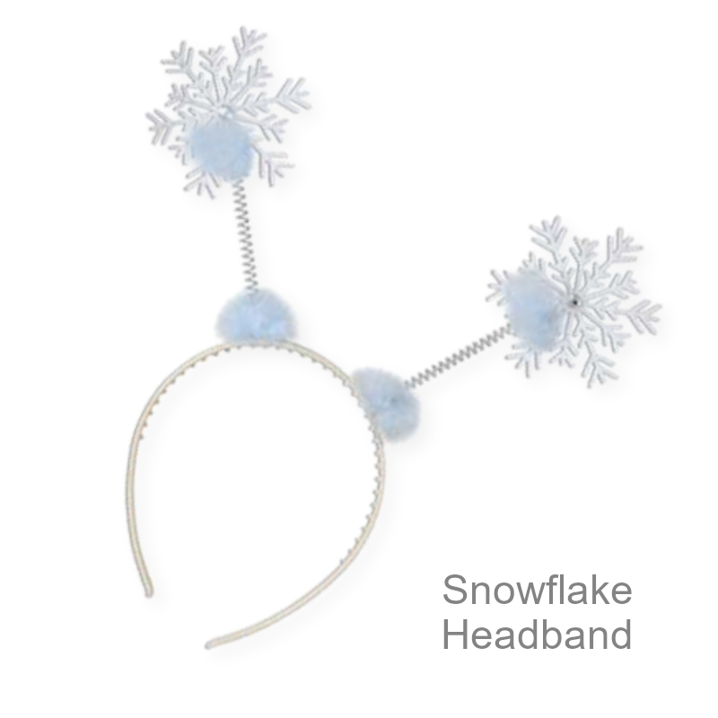 Snowflake Springy Antennas Headband | Party Favors