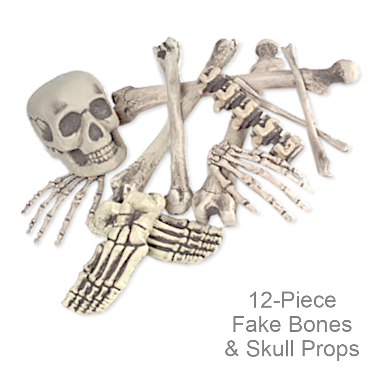 Fake Bones & Skull Props | Party Decorations