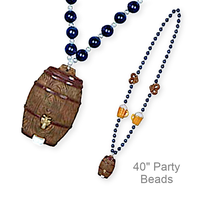 Oktoberfest Beer Keg Bead Necklace | Party Favors