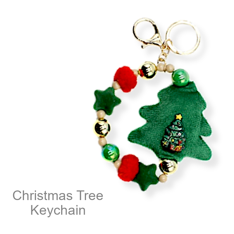 Shop Now Christmas Tree Wristlet Charm Keychain | Christmas