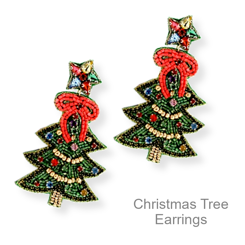 Christmas Tree Earrings | Christmas