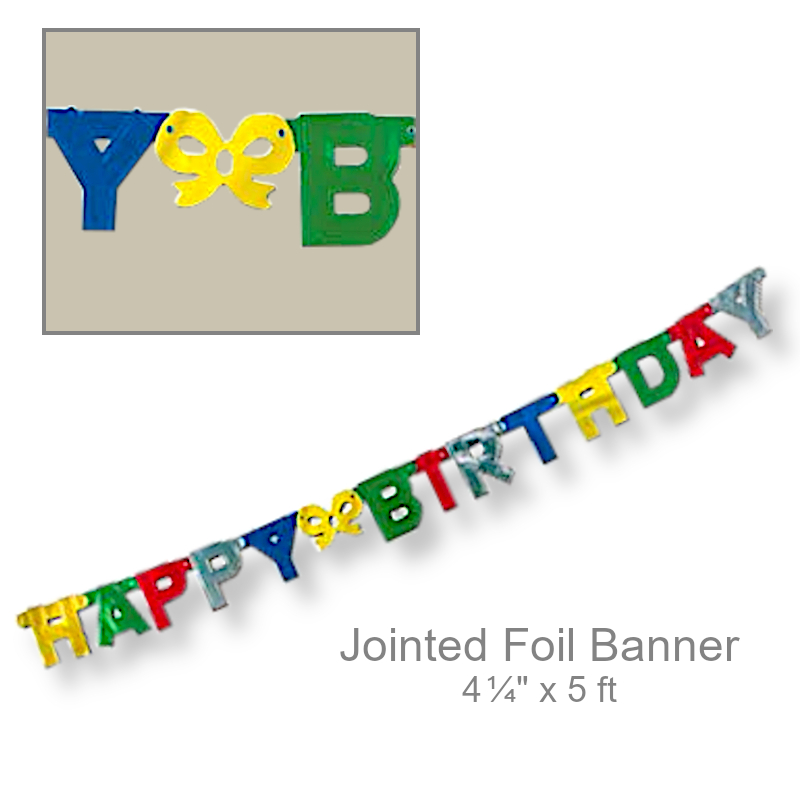 Letters Happy Birthday Banner | Party Decorations