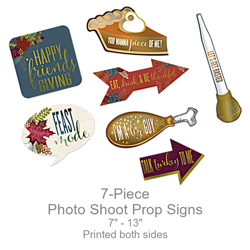 Friendsgiving Photo Shoot Prop Signs | Party Decor
