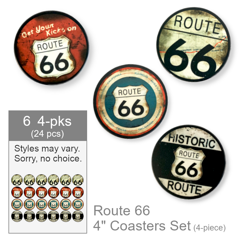 Wholesale Route 66 Coasters Set | Kitchen