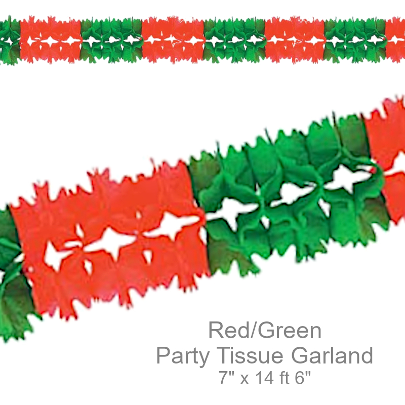 Deluxe Party Tissue Garland Streamer | Party Decor
