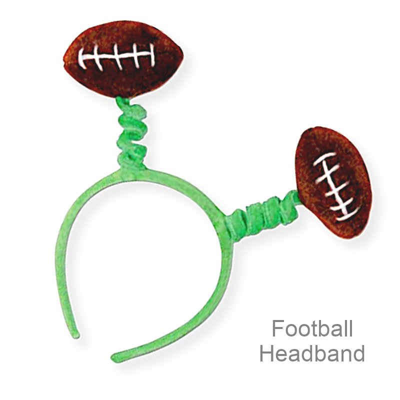 Funny Football Springy Antenna Headband | Party Favors