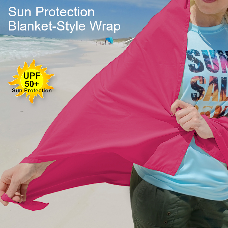 Shop Now UPF 50+ Sun Protection Blanket Wrap | UPF Clothing