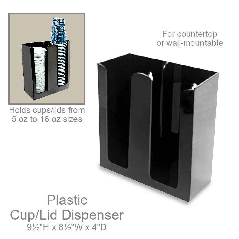 Cup Lid Dispenser Coffee Bar Organizer | Organizers