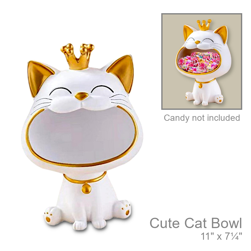 Funny Cat Animal Dish Bowl | Office Candy Dish