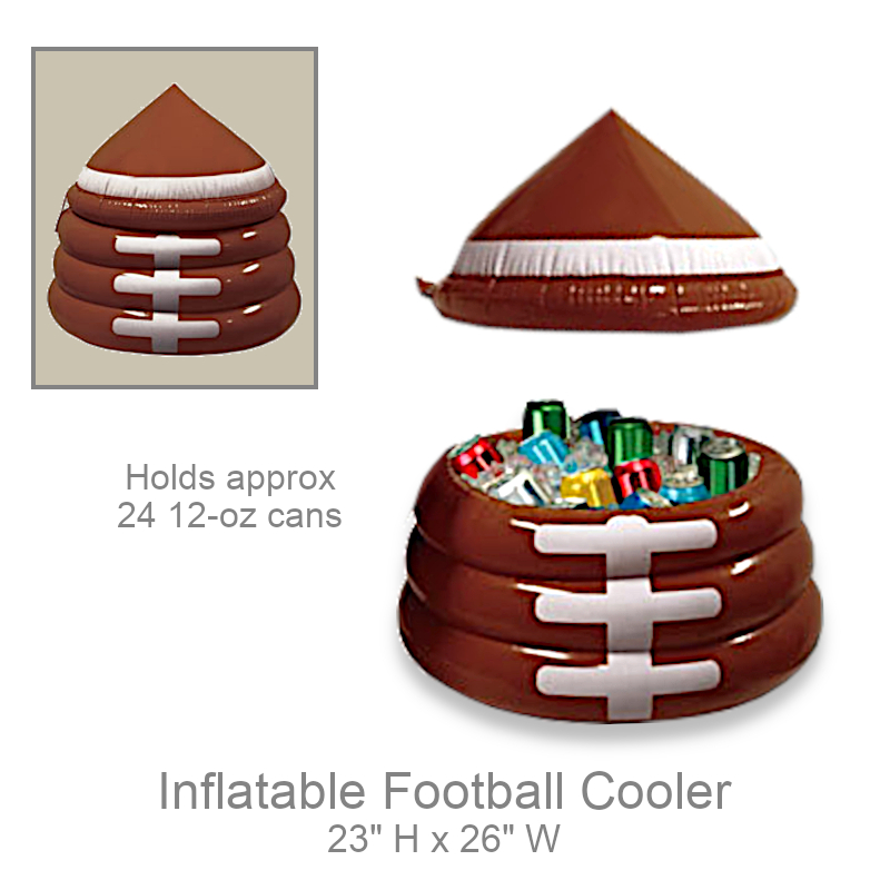 Fun Inflatable Football Shape Cooler | Party Serveware