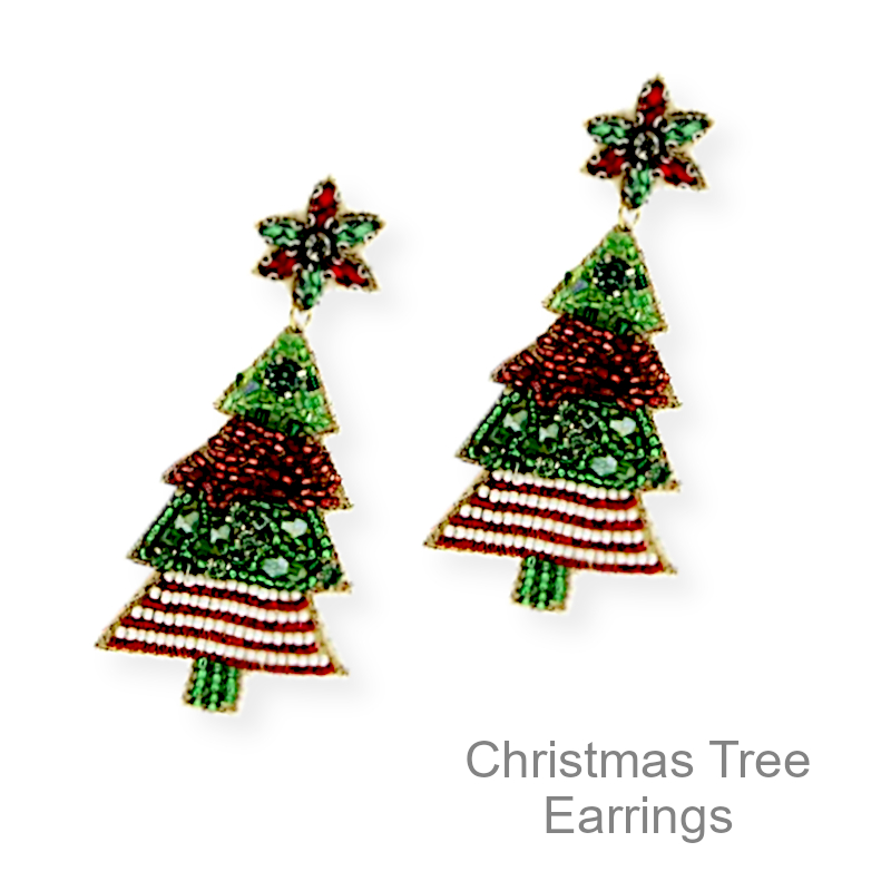 Christmas Tree Earrings | Christmas