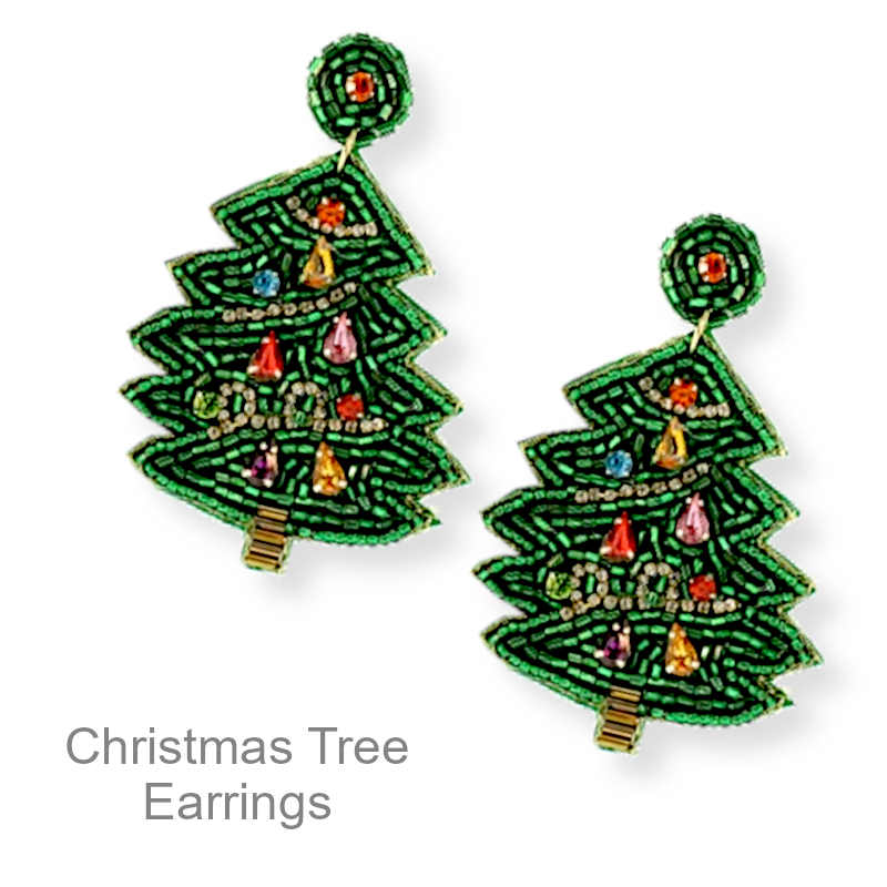 Christmas Tree Earrings | Christmas