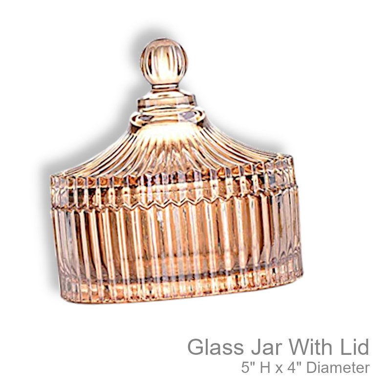 Glass Jar With Lid | Office Candy Jar