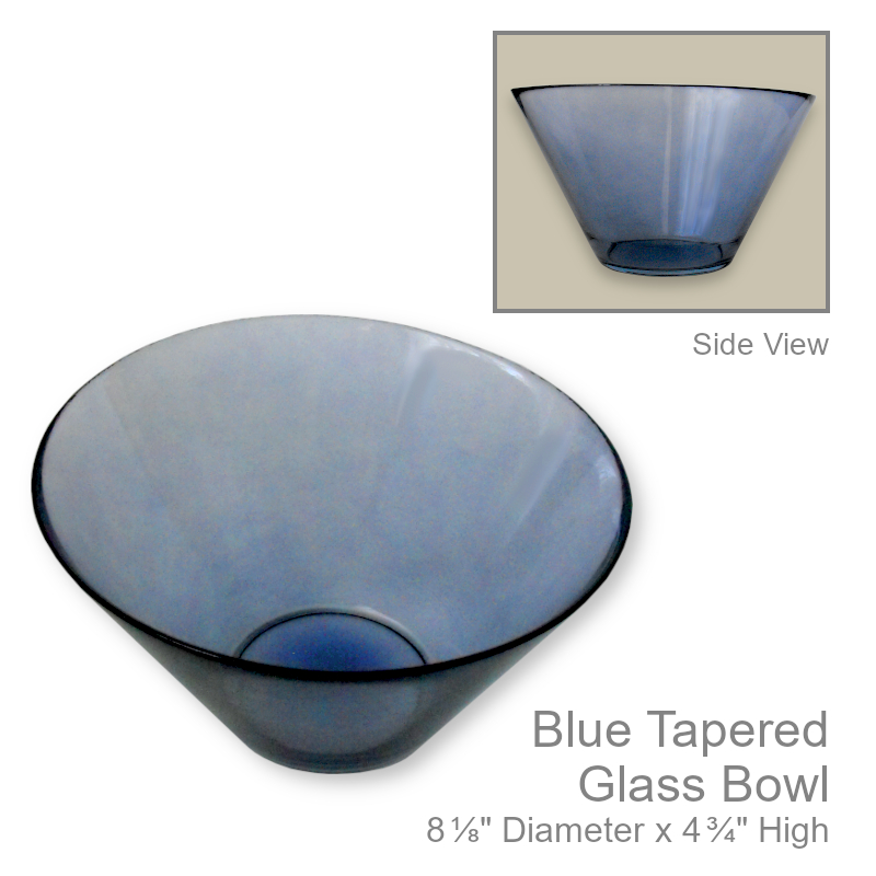 Tapered Glass Bowl | Office Candy Bowl