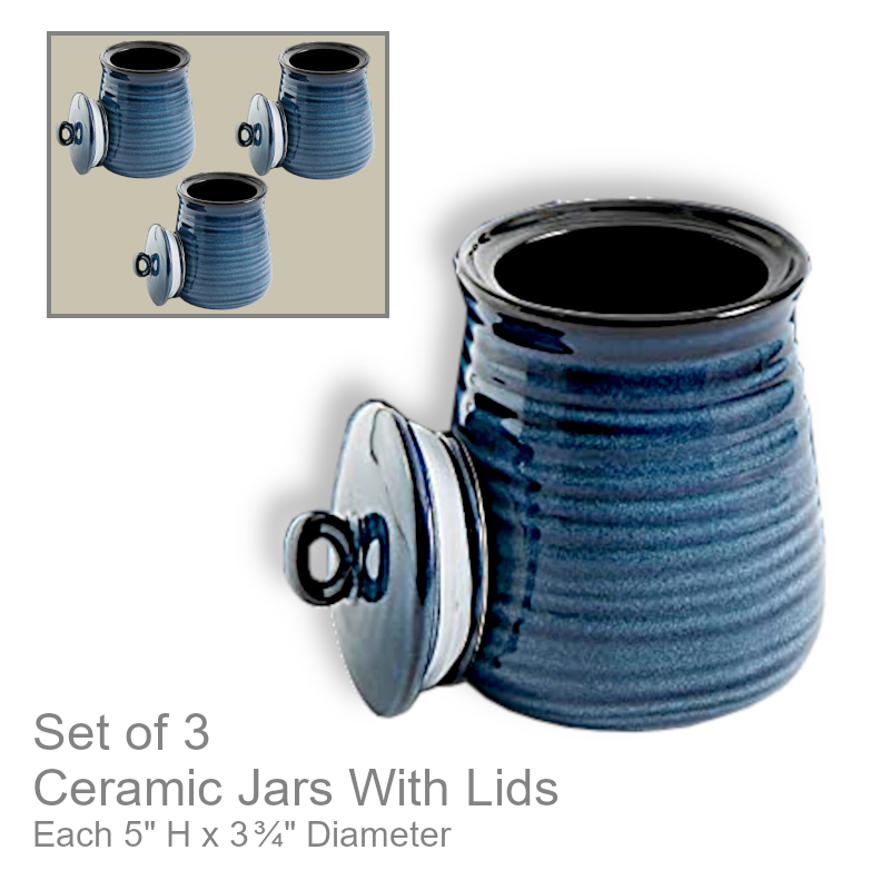 Ceramic Storage Jars With Lids | Office Candy Jar