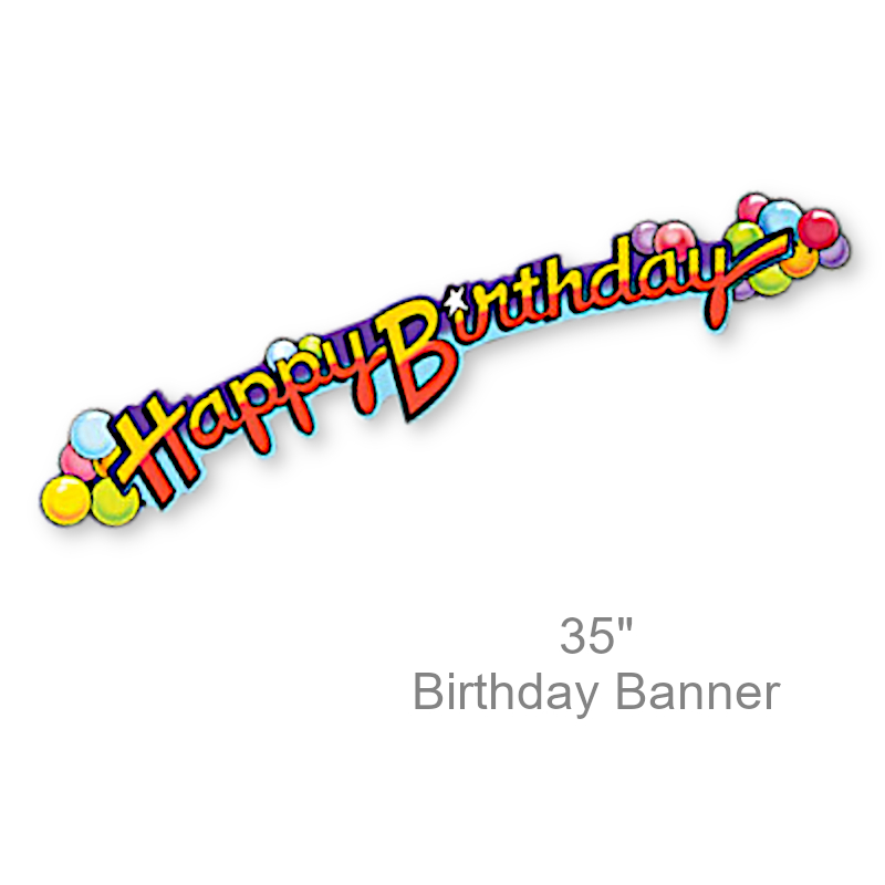 Happy Birthday Banner Sign | Party Decorations