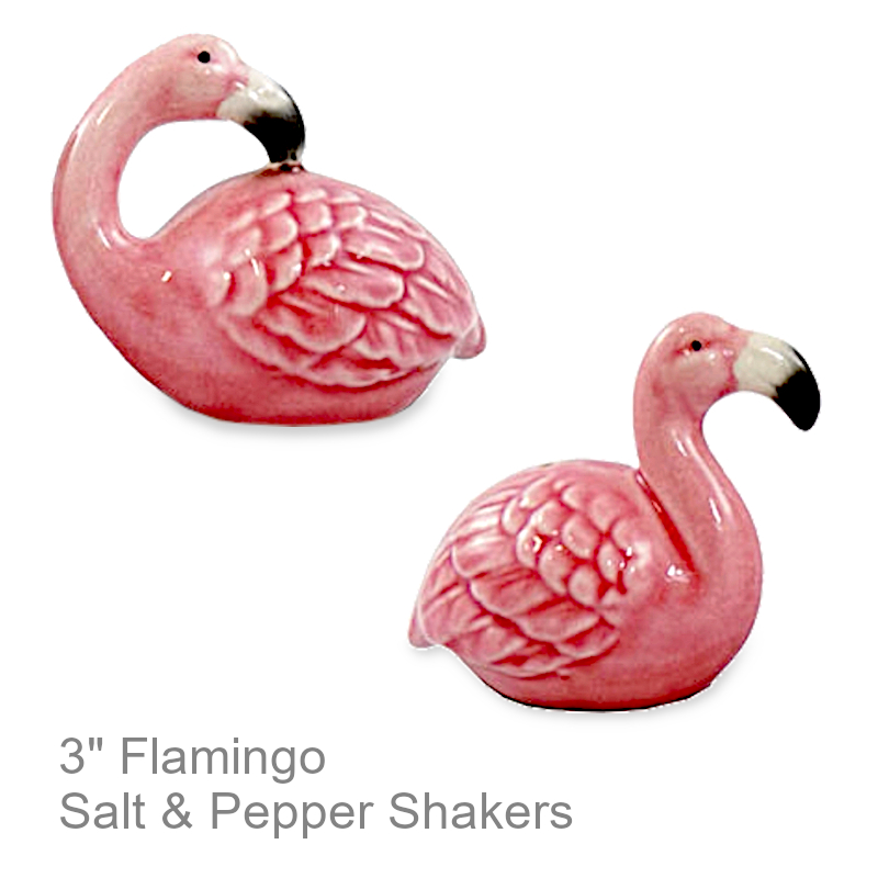 Flamingo Salt & Pepper Shakers Set | Beach & Pool