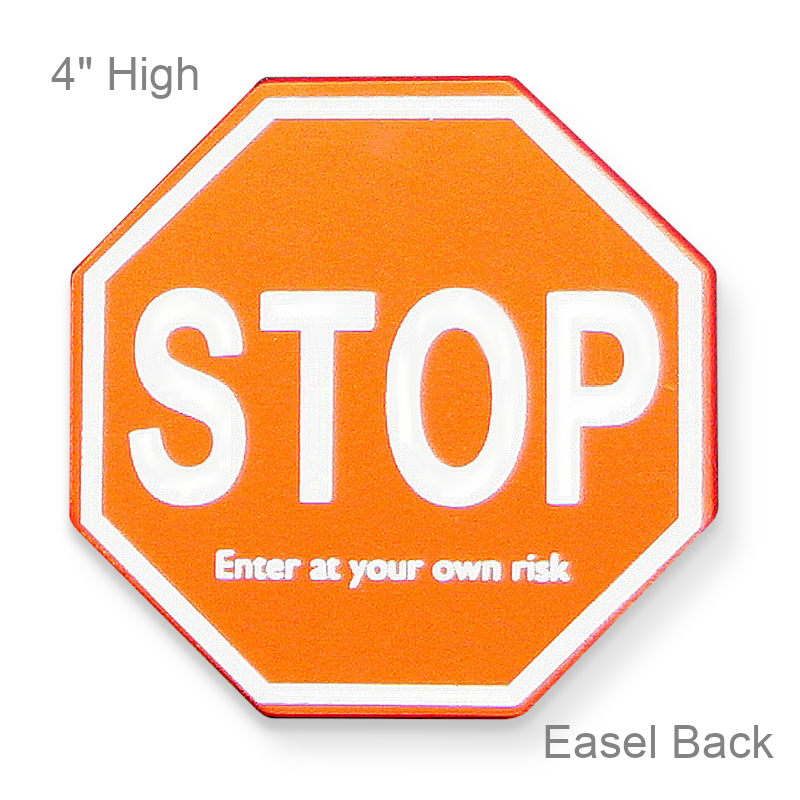 Funny Stop Wood Sign | Man Cave Stuff